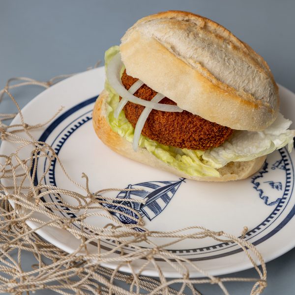 Bremer Fischfrikadelle Fischbrötchen