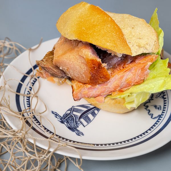 Stremellachs Fischbrötchen